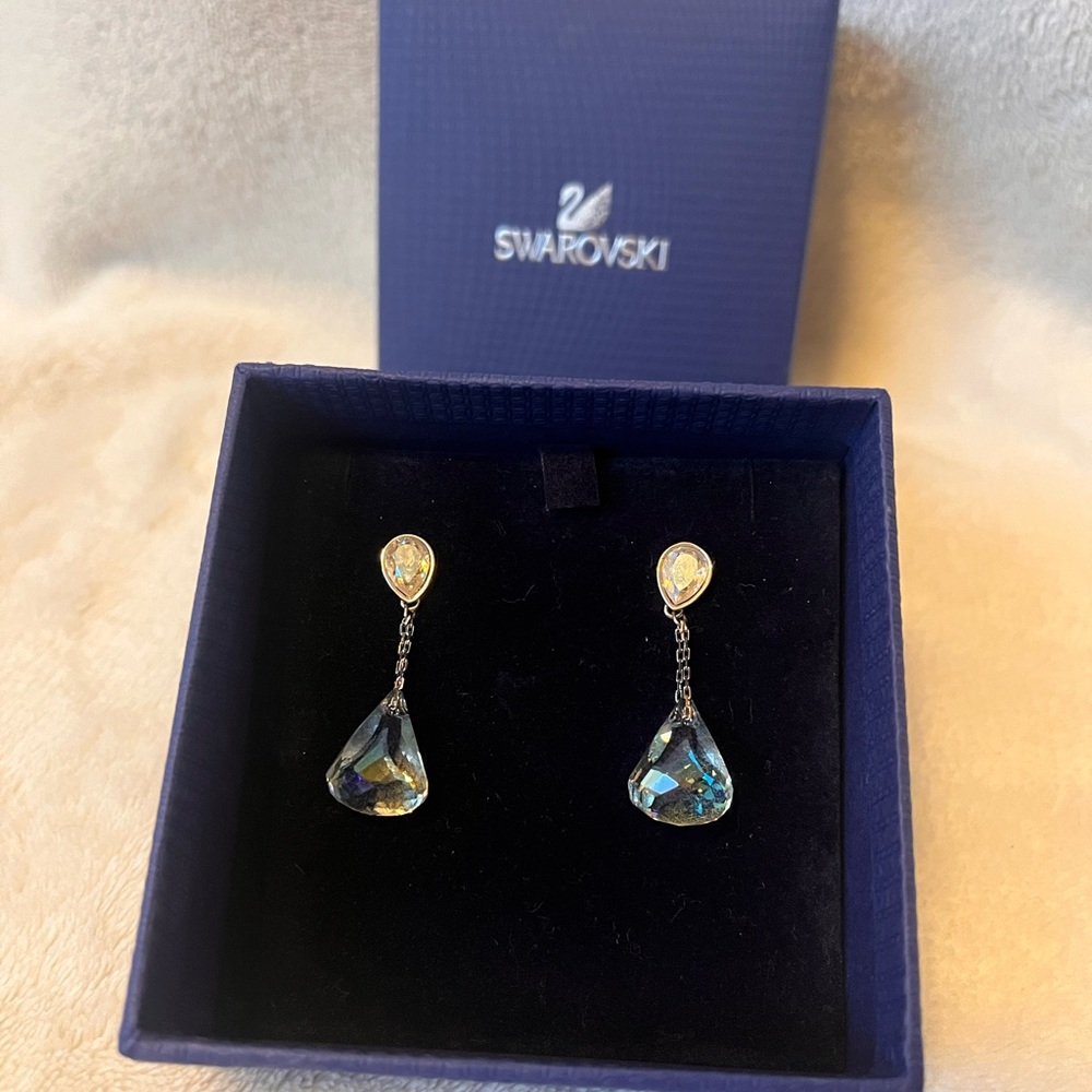 Swarovski Crystal - Lunar Pierced Earrings